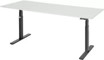 Rau adlatus 100 Schreibtisch 2000x800mm, h&ouml;henverstellbar 650-1300mm, schwarz