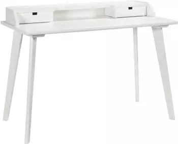 Hasena Aska Sekret&auml;r 2 Schubladen Massivholz 120x60x85cm wei&szlig;