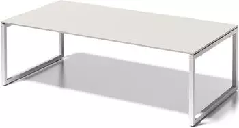 Bisley Cito Konferenztisch 240x120x74cm, rechteckig, grauwei&szlig;/verkehrswei&szlig; (DOF2412GW396)