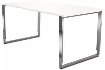 Kerkmann Aveto Schreibtisch B&uuml;gelgestell h&ouml;henverstellbar 160x80cm, wei&szlig; (4513.1)