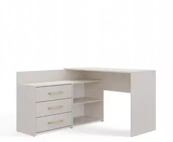 CdF Dany Eckschreibtisch L-Form 3 Schubladen 120x50x76cm (M-MP-B-DAN-DANY-KASZ)