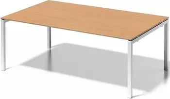 Bisley Cito Chefarbeitsplatz/Konferenztisch 200x120x74cm, buche/verkehrswei&szlig; (DUF2012BC396)