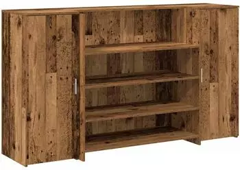 vidaXL Empfangstheke Altholz-Optik 180x50x103,5 cm Holzwerkstoff (8721158629470)