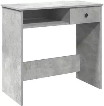 vidaXL Schreibtisch Holzwerkstoff betongrau 80x40x75cm (860475)