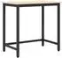 vidaXL Schreibtisch Ingenieurholz und Stahl, natur, 80x50x77cm (873790)