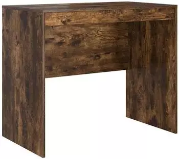 vidaXL Schreibtisch ger&auml;ucherte Eiche 90x50x76cm