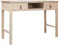 vidaXL Schreibtisch Natur 110 &times; 45 &times; 76 cm Holz