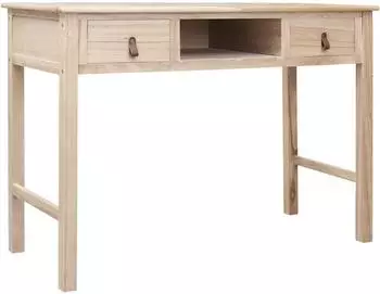 vidaXL Schreibtisch Holz natur 110&times;45&times;76cm (284159)