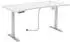 Innostyle Santorin Schreibtisch höhenverstellbar 160x77cm, weiß