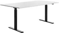 Topstar E-Table elektrisch h&ouml;henverstellbarer Schreibtisch wei&szlig; rechteckig,