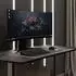 Lookway Space Gaming Schreibtisch höhenverstellbar, Metallbeine, schwarz (800001220451)