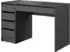 WFL GROUP Korvi Schreibtisch 120cm, 5 Schubladen, anthrazit (800001608710)