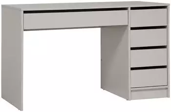 Beautysofa Malta Schreibtisch 120cm, 5 Schubladen, kaschmir, ohne Griffe (MALTA)