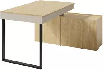 Mirjan24 Luca LC10 Schreibtisch mit 2 Schubladen (LC10)