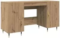 vidaXL Schreibtisch Artisan-Eiche Holzwerkstoff 140 x 50 x 75 cm