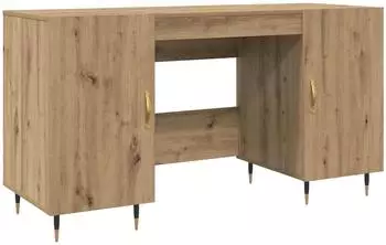 vidaXL Schreibtisch Artisan-Eiche 140x50x75cm Holzwerkstoff (879523)
