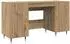 vidaXL Schreibtisch Artisan-Eiche 140x50x75cm Holzwerkstoff (879523)