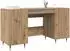 vidaXL Schreibtisch Artisan-Eiche 140x50x75cm Holzwerkstoff (879523)