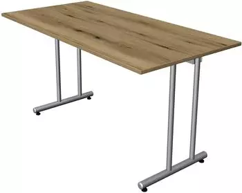 Kerkmann Smart Office Schreibtisch C-Fuß-Gestell 140x70cm, eiche (1882)