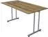 Kerkmann Smart Office Schreibtisch C-Fuß-Gestell 140x70cm, eiche (1882)
