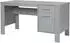 Woood Dennis Schreibtisch Kiefernholz, betongrau, 141x59cm