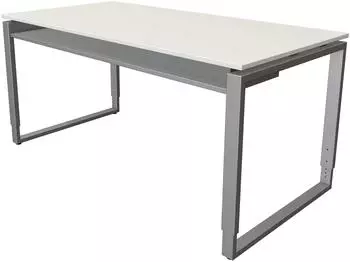 Kerkmann Architekt Schreibtisch 160x80cm, B&uuml;gelgestell, wei&szlig; (4936)