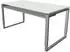 Kerkmann Architekt Schreibtisch 160x80cm, Bügelgestell, weiß (4936)