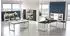 Kerkmann Architekt Schreibtisch 160x80cm, Bügelgestell, weiß (4936)