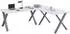VCM Lona X Eckschreibtisch L-Form 190x190cm, weiß-silber