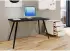 VCM Salia Schreibtisch 138x50cm, anthrazit (920619)