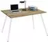 VCM Salia Schreibtisch 138x80cm, Honig-Eiche (920604)