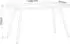 VCM Salia Schreibtisch 138x80cm, Honig-Eiche (920604)