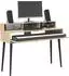 vidaXL Studiotisch Sonoma-Eiche 152x42,5x36cm Holzwerkstoff