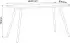 VCM Salia Schreibtisch skandinavischer Retro-Look 160x80cm, honig-eiche