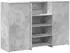 vidaXL Empfangstresen betongrau 155x50x103,5cm Holzwerkstoff