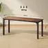 HomCom Schreibtisch Industrie-Design 180x60x75cm, Stahlgestell, rustikal braun (920-096V80RB)