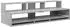 vidaXL Studiotisch betongrau 110x42,5x36cm Holzwerkstoff