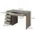 VICCO Sherry Schreibtisch greige hochglanz, 5 Schubladen, 55x120cm (57919)