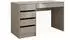 VICCO Sherry Schreibtisch greige hochglanz, 5 Schubladen, 55x120cm (57919)