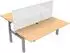 STIER Team-Schreibtisch 501-88 elektrisch höhenverstellbar 180x80cm, Buche melaminiert, 65-125cm (906377)