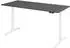 bümö Lite Schreibtisch elektrisch höhenverstellbar 180x80cm graphit/weiß (BU-LXK65-19-G-W)