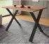 VCM Lona X Schreibtisch 160x80cm, Sonoma-Eiche/schwarz