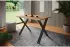 VCM Lona X Schreibtisch 160x80cm, Sonoma-Eiche/schwarz