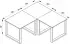VCM Lona U Eckschreibtisch L-Form 160x160x80cm