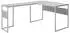 en.casa Karlstang Eckschreibtisch L-Form 166x120x75cm hellgrau