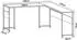 en.casa Karlstang Eckschreibtisch L-Form 166x120x75cm hellgrau