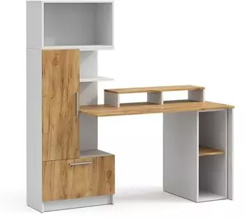 VICCO Tomy Schreibtisch 150x59cm, anthrazit/Goldkraft Eiche (59187)