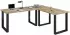 VCM Lona U Eckschreibtisch L-Form 130x130cm, Platte 50cm tief (919723)