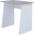 VCM Masola Mini Schreibtisch 80x74x50cm, weiß/Sonoma-Eiche