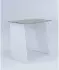 VCM Masola Mini Schreibtisch 80x74x50cm, weiß/Sonoma-Eiche